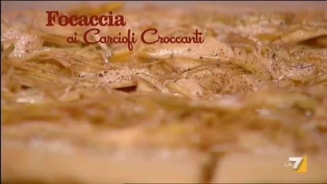 Focaccia ai Carciofi Croccanti