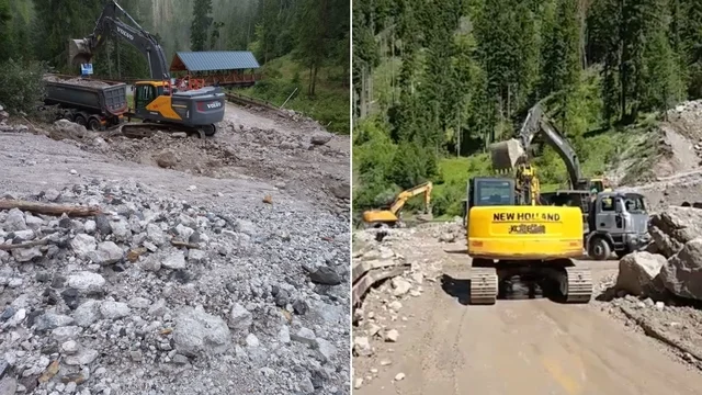Frane tra Friuli Venezia Giulia e Veneto: bloccate le strade: video