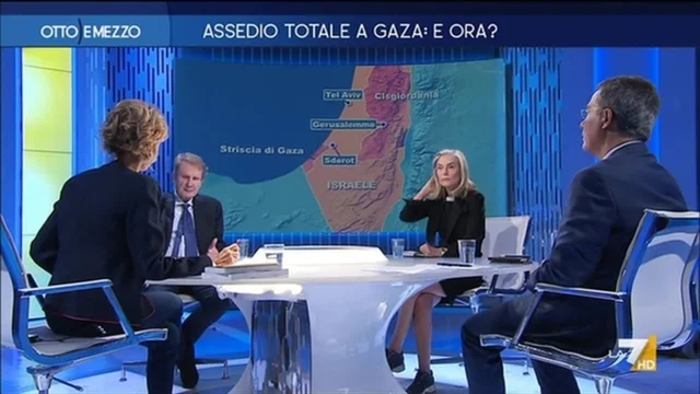 Assedio totale a Gaza: e ora? - Otto e Mezzo - Puntata 09/10/2023