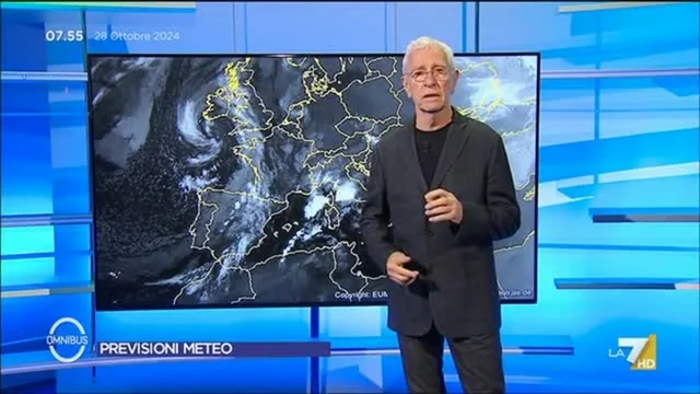 Le previsioni meteo di oggi di Paolo Sottocorona