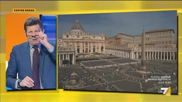 Papa Francesco, la notizia della morte irrompe a Coffee Break