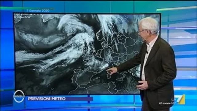 Le previsioni meteo del 07/01/2020
