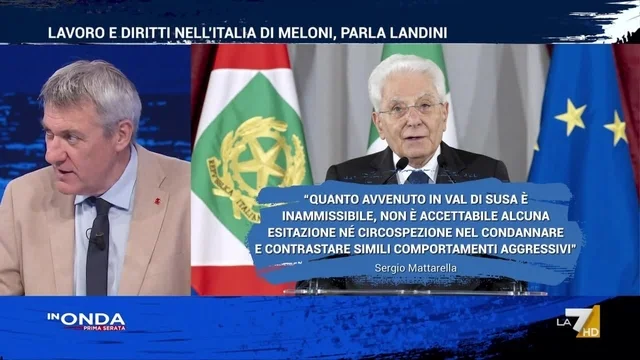 Scontri No Tav, Landini: "Mattarella ce l'aveva con noi? Non penso proprio, siamo stati sempre chiari sulla violenza"