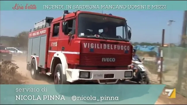 Incendi, in Sardegna mancano uomini e mezzi