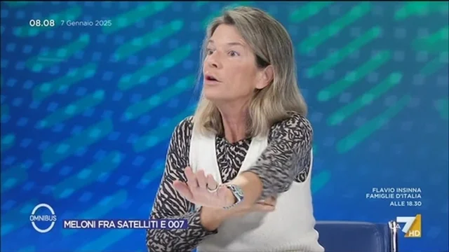 Meloni fra satelliti e 007 - Dibattito Omnibus, 07/01/2025