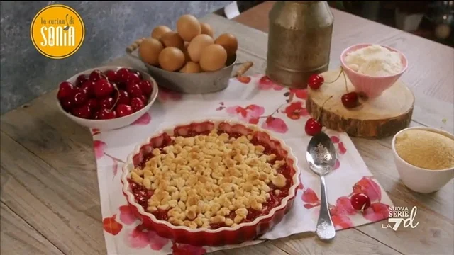 Crumble alle ciliegie