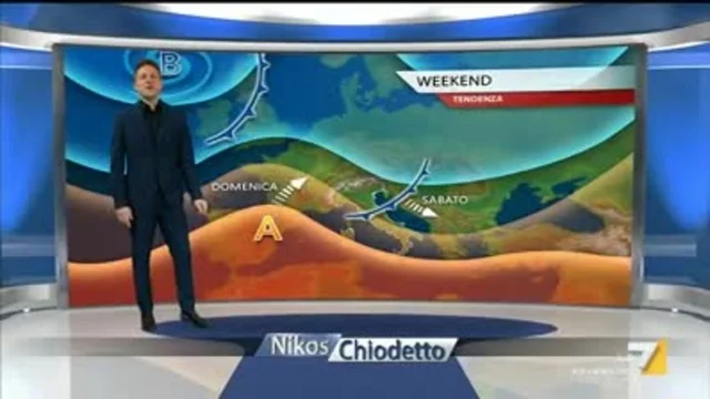 Il meteo della sera