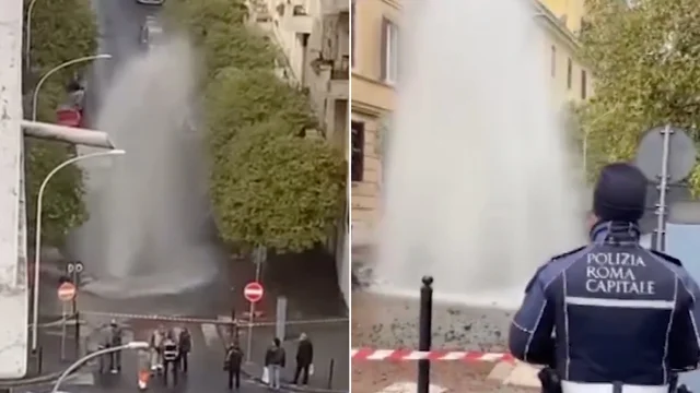 Roma, esplode conduttura a San Giovanni: traffico e disagi