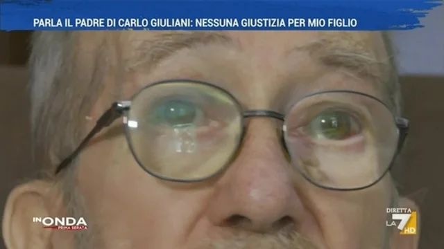 Il papà di Carlo Giuliani: "Nessuna giustizia per mio figlio"