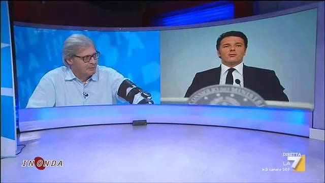 Vittorio Sgarbi sul libro di Renzi: 'Lo tenevo in mano mentre stavo seduto sul cesso'