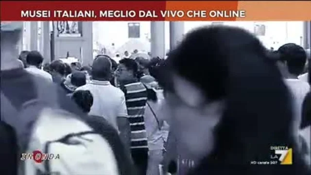 Musei italiani, meglio dal vivo che online