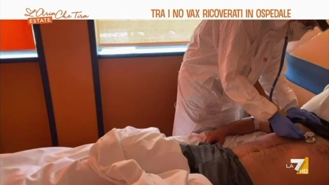 Tra i No Vax ricoverati in ospedale