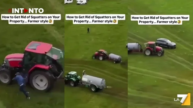 Accampamento abusivo di rom nel mirino: la protesta shock degli agricoltori