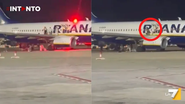 Paura a bordo Ryanair, passeggeri si lanciano dalle ali dell’aereo