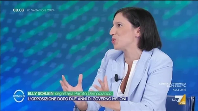 L'opposizione dopo due anni di Governo Meloni - Omnibus, 26/09/2024