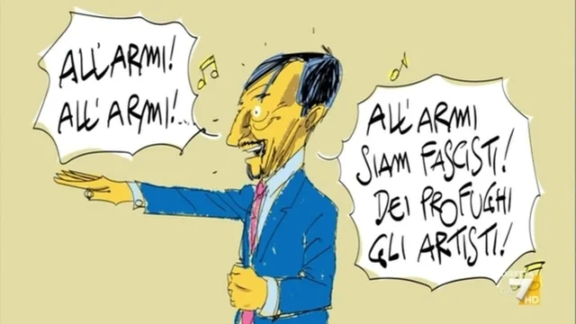 Il cartoon del Genio Makkox: "Eia eia accoglilà"