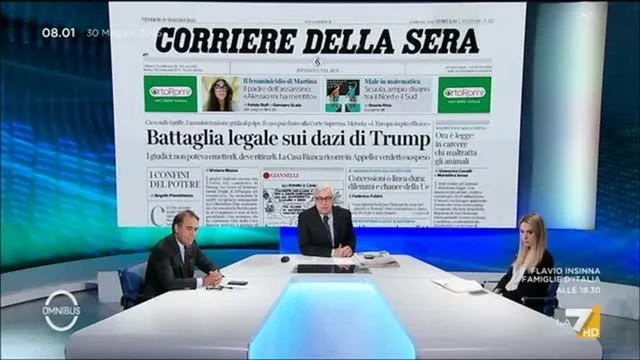 Omnibus Dibattito - Puntata del 30/5/2025