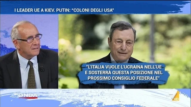 I leader UE a Kev. Putin: "Coloni degli USA" - In Onda - Puntata del 18/6/2022