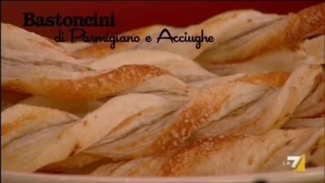 Bastoncini di Parmigiano con Pate' di Acciughe