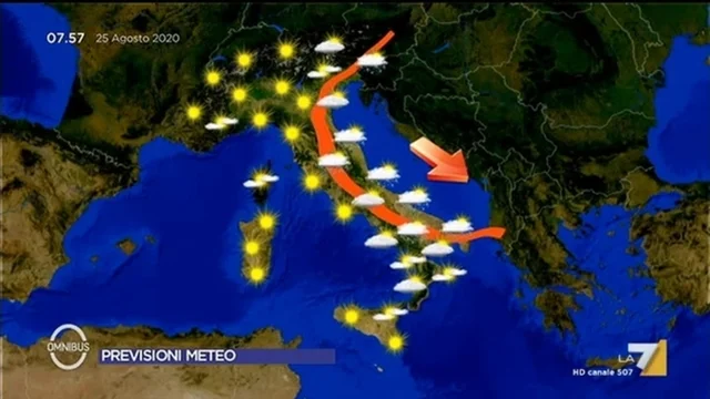 Omnibus - Meteo del 25/08/2020
