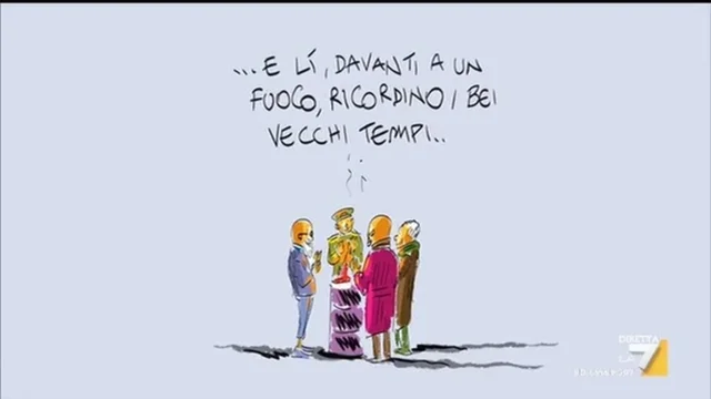 Il cartoon del genio Makkox: "Good old shit days"
