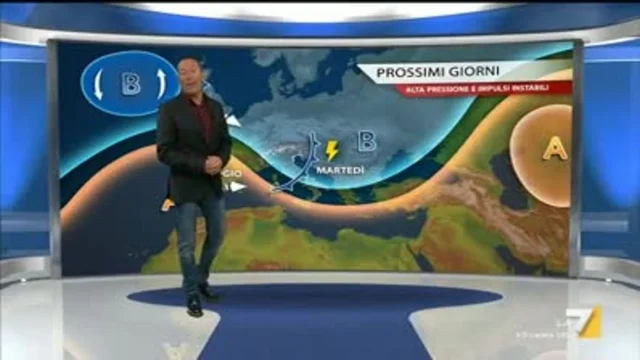 Le previsioni del tempo della sera del 20 maggio