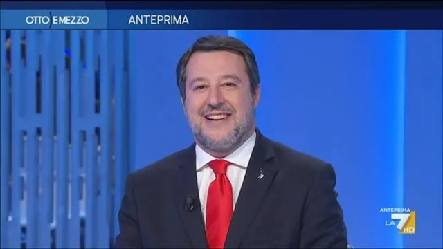 Salvini - Meloni: gara a chi è piu trumpiano - Otto e Mezzo - 13/11/2024