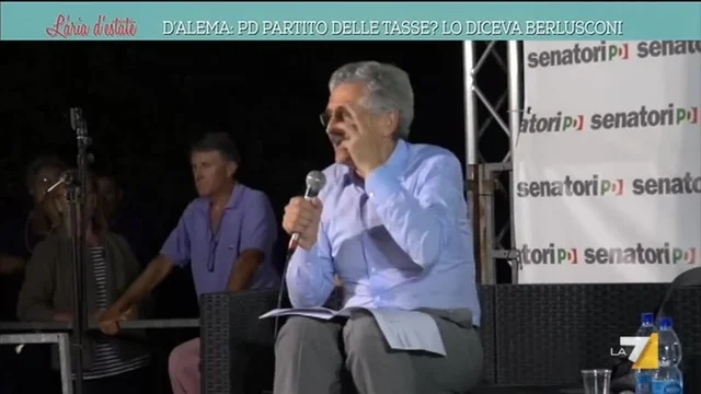 D’Alema: Pd partito delle tasse? Lo diceva Berlusconi