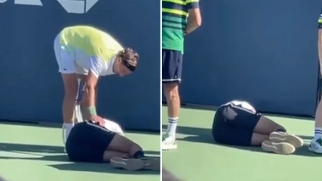 US Open, brutto infortunio per Berrettini: esce in sedia a rotelle