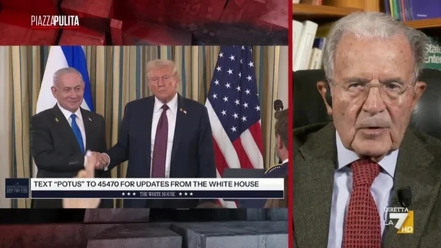 Prodi sugli accordi di pace a Gaza: “Netanyahu e Trump hanno proceduto come gemelli per due anni. Poi Trump si è staccato"