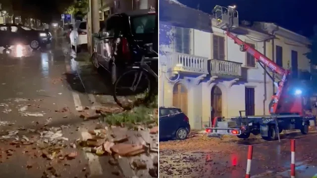 Maltempo in Toscana, tromba d'aria con raffiche oltre i 100km/h