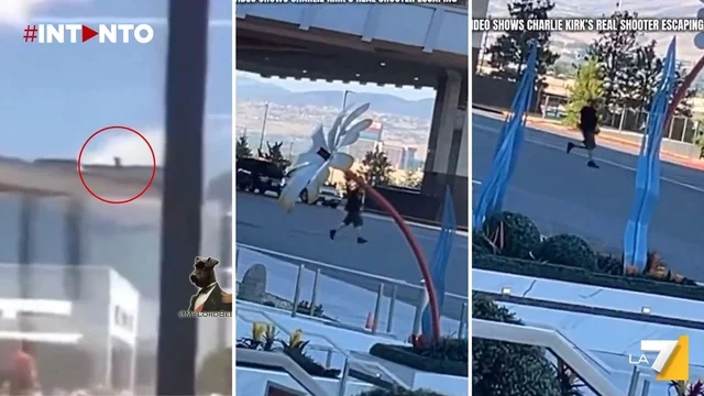 Presunto assassinio di Charlie Kirk, ripresa in un video la fuga del sospettato