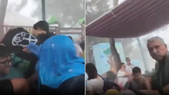 Puglia, la tromba d’aria scatena il panico tra i bagnanti: il video