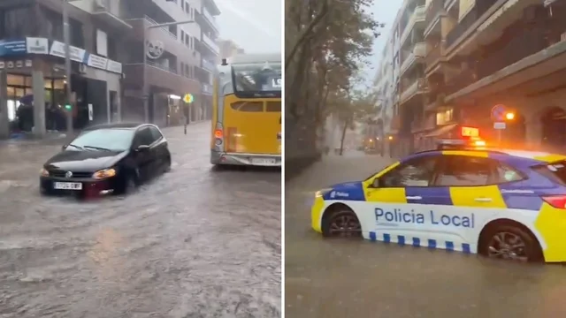 Alluvione in Spagna, allarme per la Dana a Barcellona e in Catalogna: i video dai social