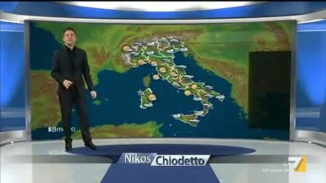 Il meteo della sera