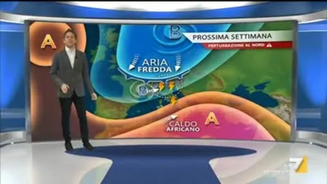 Il meteo della sera