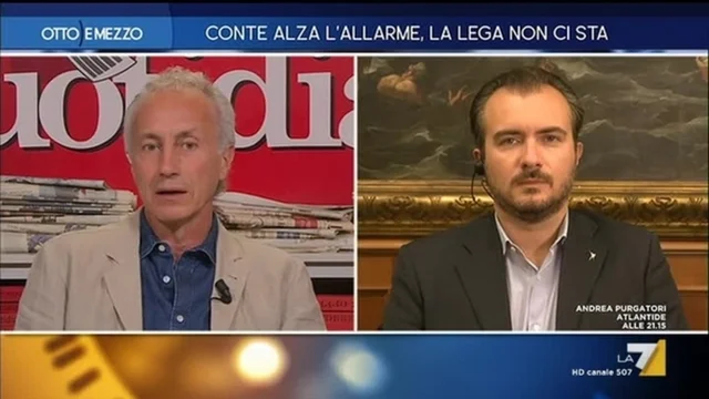 Conte alza l'allarme, la Lega non ci sta - Otto e Mezzo - Puntata del 07/10/2020