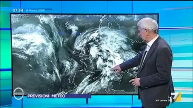 Le previsioni del tempo del 8 marzo