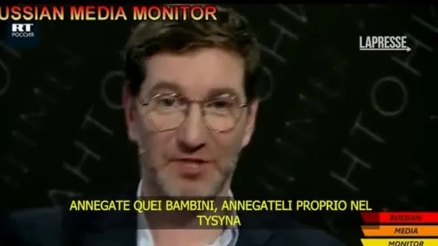 "Annegate i bambini ucraini", il video shock del conduttore russo. Poi rimosso