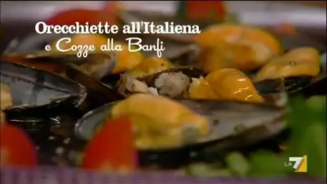Orecchiette all'italiena e cozze alla Banfi