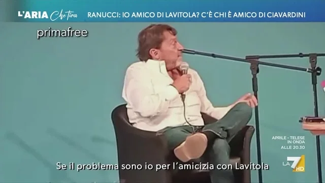 Ranucci torna a parlare in pubblico: "Report è come il Giubileo per il Papa"
