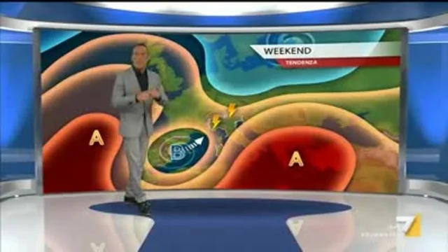 Il meteo della sera