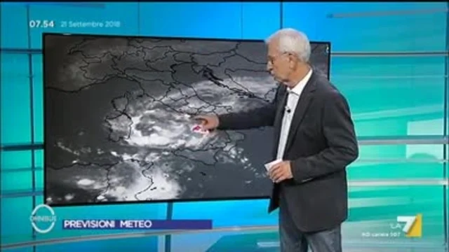 Il meteo del 21 settembre