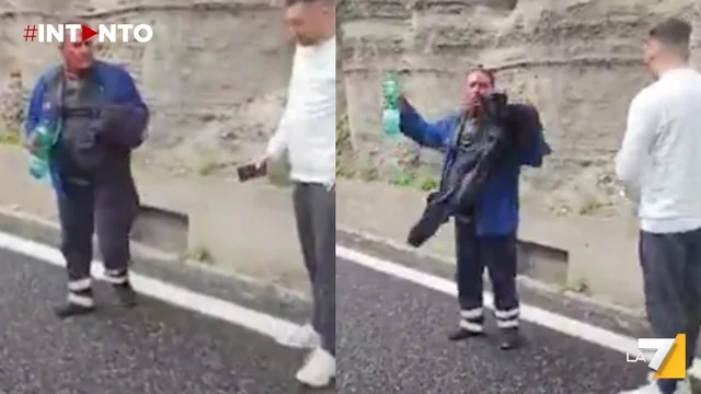 Napoli, autocisterna ribaltata in tangenziale: il video delle prime parole dell'autista coinvolto