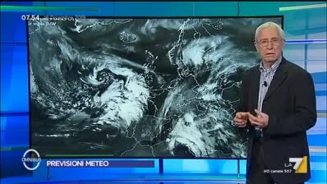 Le previsioni meteo del 18/12/2019