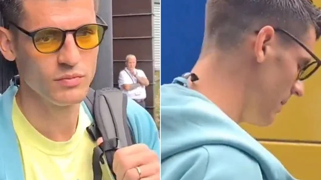 Infortunio Morata, il calciatore commenta l'accaduto dopo l'entrata in scivolata dello steward