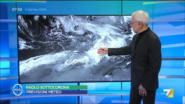 Il meteo di oggi 3 gennaio