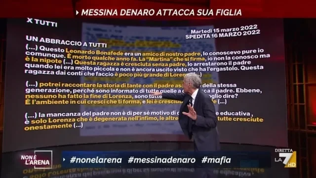 La lettera che Matteo Messina Denaro scrisse alle sorelle nel 2022: "Degenerata nell'infimo"