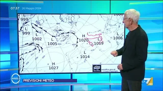 Meteo LA7 - 26/5/2024