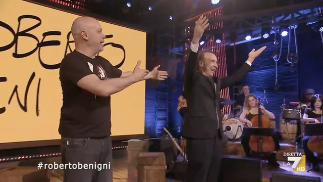Roberto Benigni a Propaganda Live